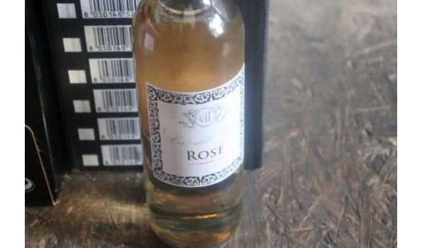 12 flessen rose wijn + 6 flessen cava